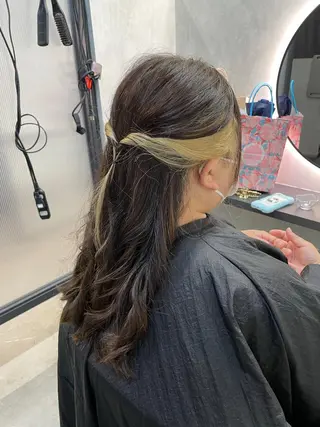 ロング カラー XYZ所属・縮毛矯正/髪質改善 韓国風/MIKIYAのヘアスタイル