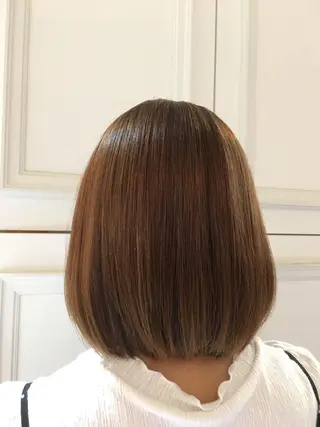 ミディアム 田中 未澪のヘアスタイル