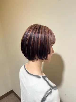 ショート 💫レイヤーカット✨ 透明感カラー工藤雄大のヘアスタイル
