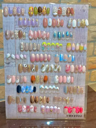 ショート カラー ネイル ネイルサロン リリーブランシュ所属・森 瑞紀のネイルデザイン