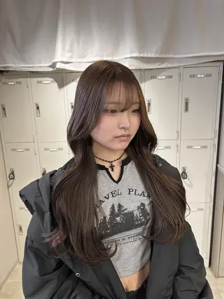 カラー 🤍レイヤーカット/ ベージュヘア🤍のヘアスタイル