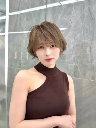ショート ショート/似合わせ/ 透明感カラー古市唯人のヘアスタイル