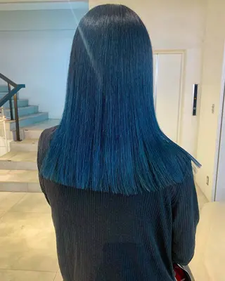 セミロング カラー Kureha/ネイル トレンドヘアのヘアスタイル