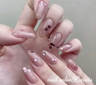 ネイル 💜ワンホンネイル ナインカラット💎のネイルデザイン