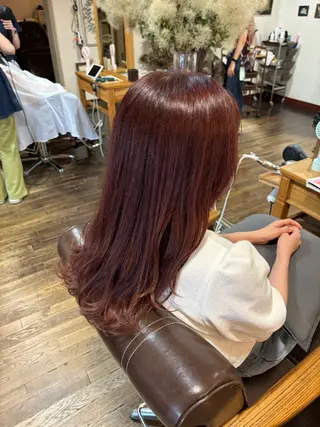 カラー アカリ😸🫶 カラーリスト🧡のヘアスタイル