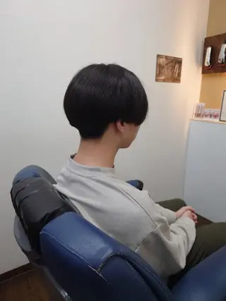 ミディアム ヘアーサロンカズミ所属・たけと/メンズカット フェザーパーマのヘアスタイル