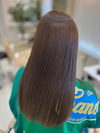 ロング カラー 縮毛矯正・髪質改善 人気No1🩶北島のヘアスタイル