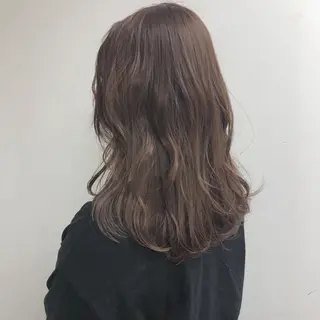 セミロング カラー パーマ アライフ所属・牧田 真衣のヘアスタイル