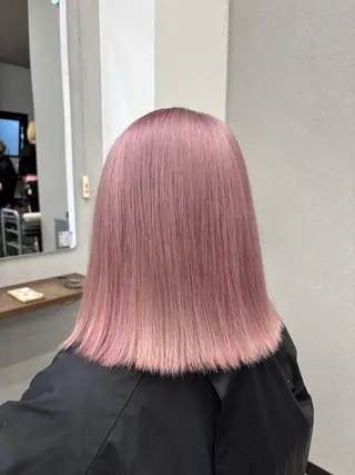 セミロング 🌈ハイトーンカラー ⋆˚ʚɞにいな🌈のヘアスタイル