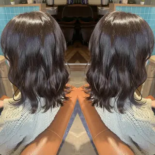 ミディアム カラー 韓国🇰🇷 ✂︎hair 内田愛のヘアスタイル