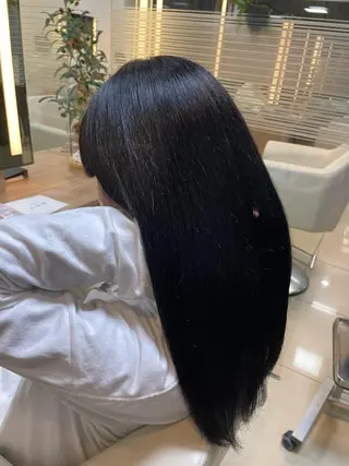 ロング カラー パーマ/ボブ/ ヘルシーカラー/風花のヘアスタイル