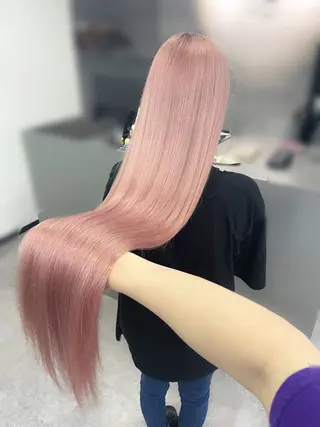 ロング カラー ハイトーンエクステ 🎩カズキ🎩のヘアスタイル