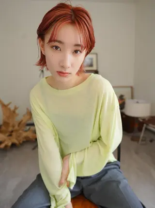 ショート カラー rimi/ショート /透明感カラーのヘアスタイル