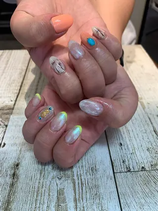 ネイル imymemine所属・渡邊 束紗のネイルデザイン