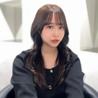 ロング カラー カラーモデル募集 /鮫島 丈のヘアスタイル