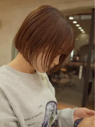 ショート カラー ウルフ、ボブ美容師 今井のヘアスタイル