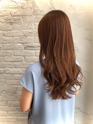 ロング カラー ヘアアレンジ LaNA 佐藤なおのヘアスタイル