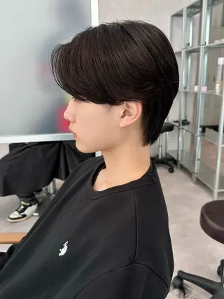 ショート メンズ カノン/メンズカット /ダウンパーマのヘアスタイル