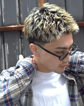 ショート カラー FREAK BARBER SHOP河原町三条店所属・本多 伸丞のヘアスタイル