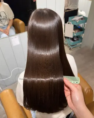 ロング パーマ 髪質改善/韓国ヘア /natsuki🧸のヘアスタイル