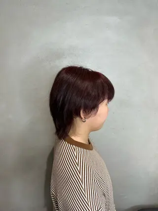 カラー 艶暖色/ベージュ SAKI💜のヘアスタイル
