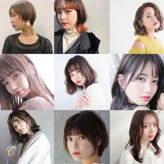 ミディアム amie新小岩 misakiのヘアスタイル