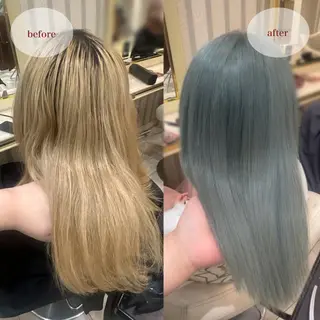 セミロング カラー ♡ RUNA ♡ モデル募集中🍒ྀིのヘアスタイル