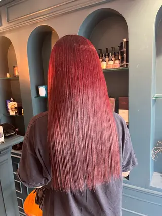 ロング カラー 🍊暖色カラー🍊 sakuraのヘアスタイル