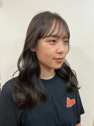 ロング カラー 韓国ヘア 🎀華澄のヘアスタイル