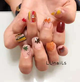 ネイル LUnails MAHOのネイルデザイン