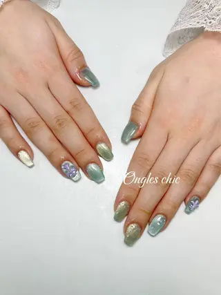 ネイル ongles chic24時間営業のネイルデザイン