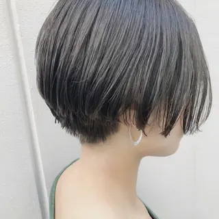 ショート カラー ノグチ ユウキ/ボブのヘアスタイル