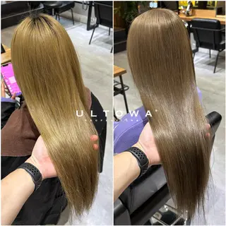 ロング カラー KEISUKE/ ブリーチ🧡エクステのヘアスタイル