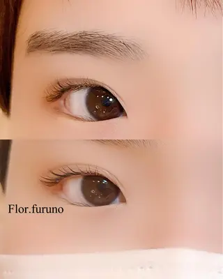 マツエク・マツパ アイブロウ Flor上大岡 *フルノ リナ*のマツエク・マツパデザイン