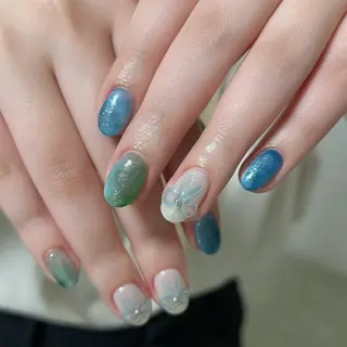 ネイル Protea きぬがわ らむのネイルデザイン