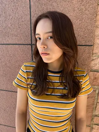 セミロング Taguuu.所属・💎耳ツボジュエリー &ヘアサロン✂️のヘアスタイル