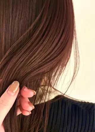 ロング カラー やまもと さえのヘアスタイル