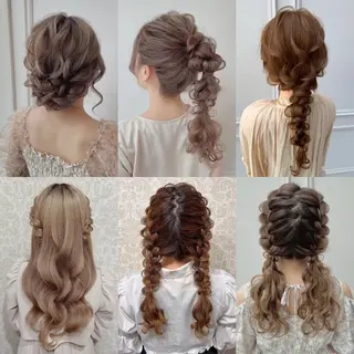 ヘアアレンジ 浅草ヘアセットサロン 🫧 Villageのヘアスタイル