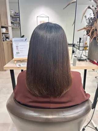 セミロング 光を纏うツヤ感ロング Natsuki🪽のヘアスタイル