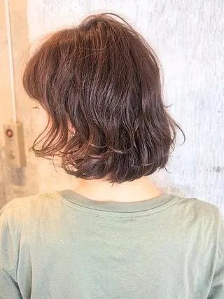 ミディアム カラー パーマ 🌿flencia 丸　和博🌿のヘアスタイル