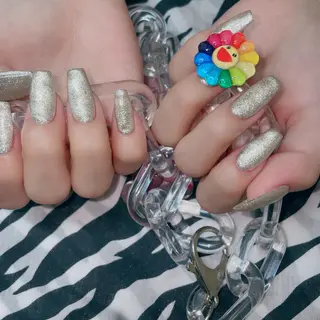 セミロング ネイル ⛓Miyu ⛓のネイルデザイン