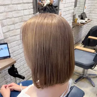 ミディアム カラー 髪質改善/縮毛矯正 💜COCORO💜のヘアスタイル