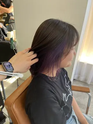 ミディアム 優月/カラー特化 西宮/夙川のヘアスタイル