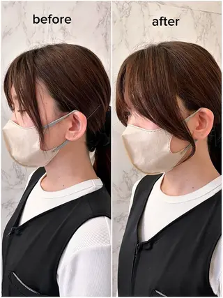 小顔カット/レイヤー 【WiLL】加藤のヘアスタイル