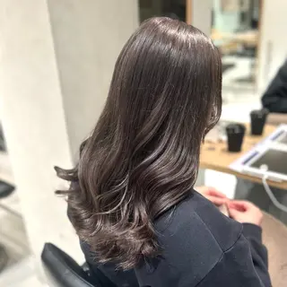 カラー ︎︎🌟韓国艶カラー ︎🌟璃奈 (ﾘﾅ)のヘアスタイル