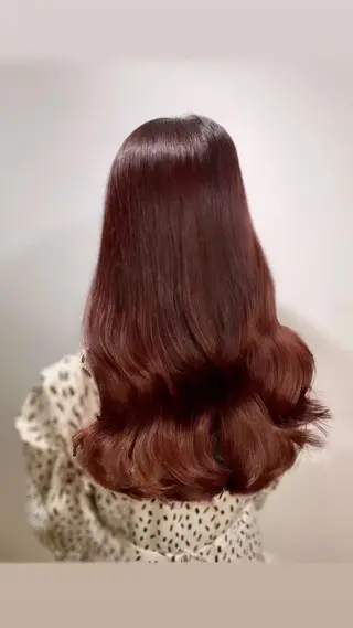 ロング カラー 🩵髪質改善🩵 韓国ヘア🩵花澤みりのヘアスタイル