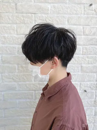 ショート メンズ 🪞髪質改善カラー× レイヤー河村真聖🪞のヘアスタイル