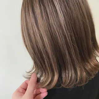 ミディアム カラー 山下 直人のヘアスタイル