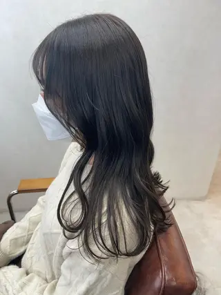 セミロング カラー tocca河原町〰️ 藤川日向のヘアスタイル