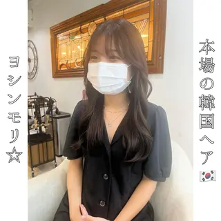 ロング 本場の韓国ヘア 🇰🇷チ・ヨンジュのヘアスタイル